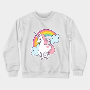 Rainbow Unicorn Crewneck Sweatshirt